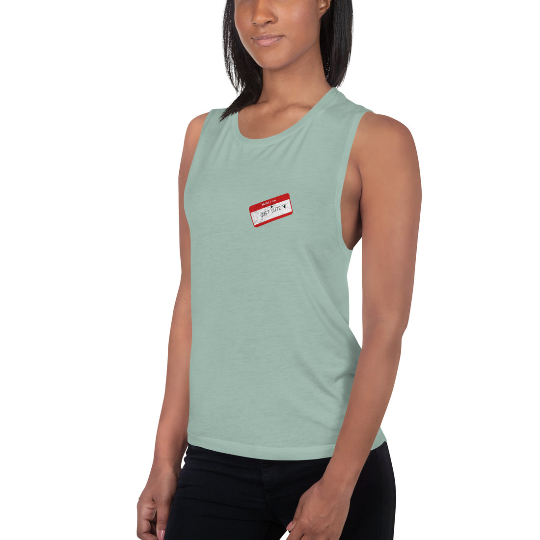 Cute Tag Ladies’ Muscle Tank