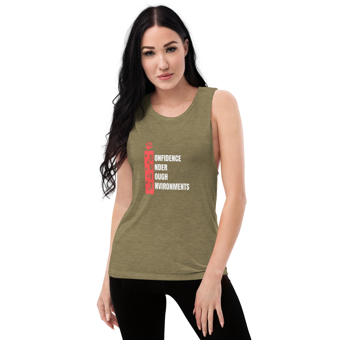 Cute Confidence Ladies’ Muscle Tank for Women