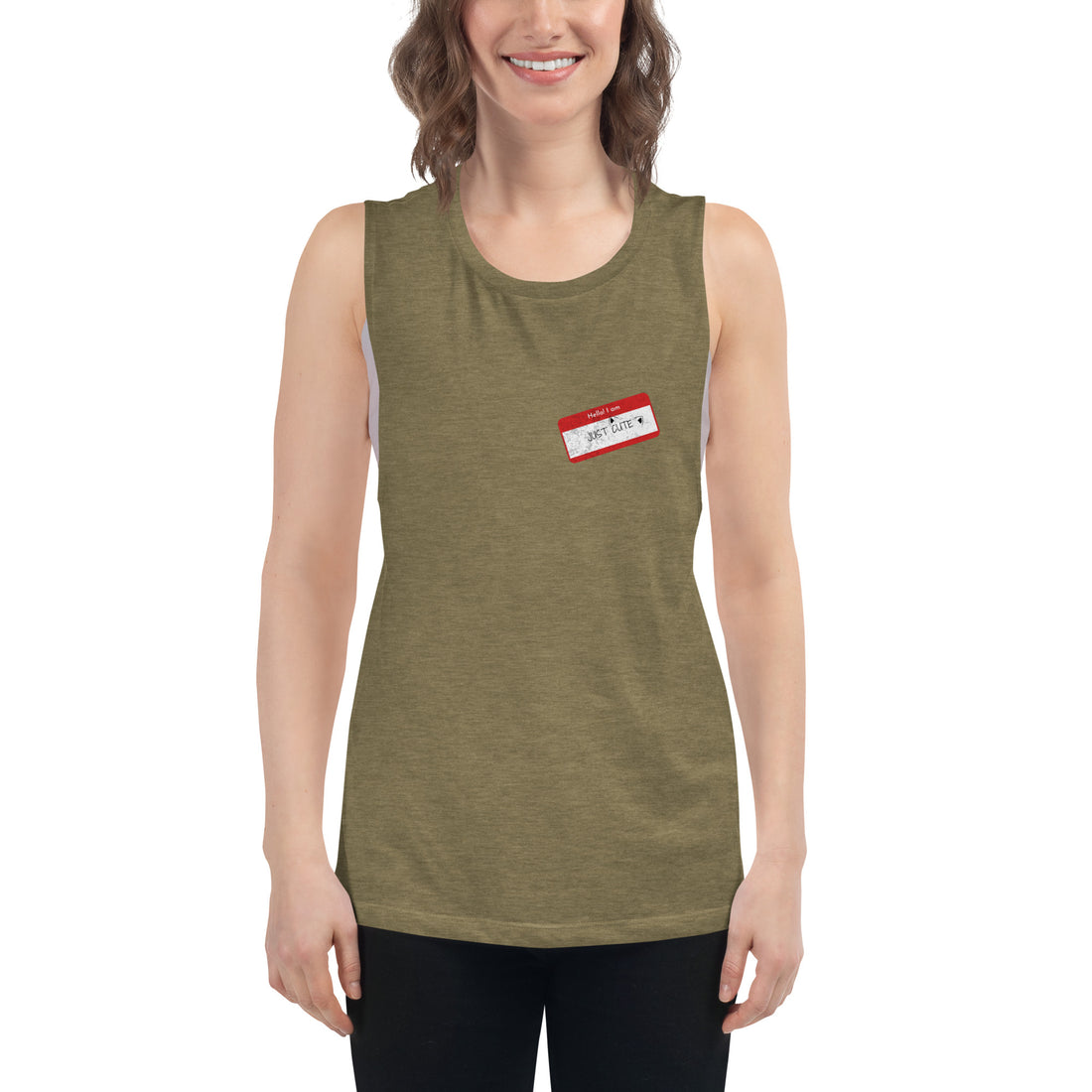 Cute Tag Ladies’ Muscle Tank