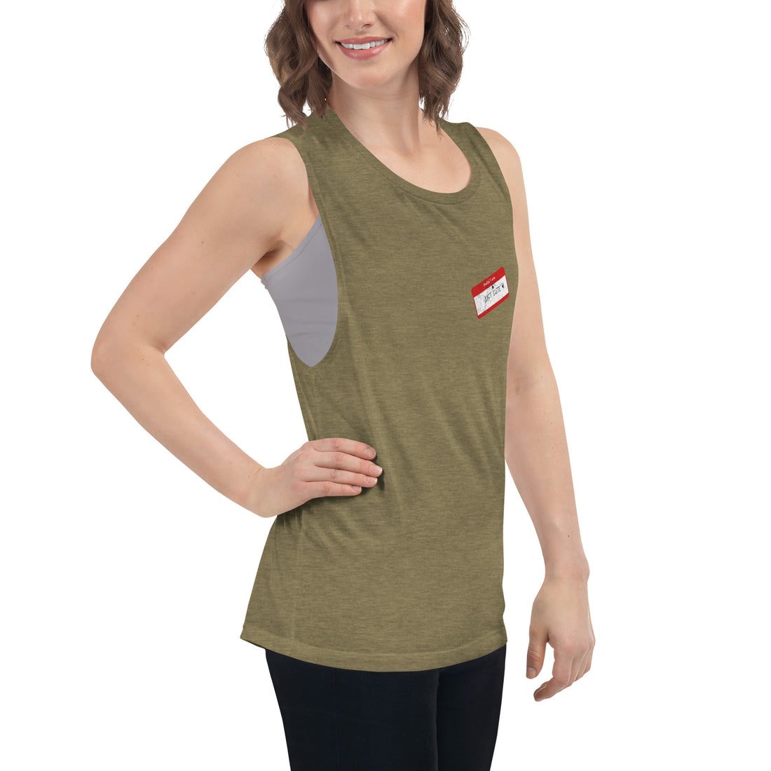 Cute Tag Ladies’ Muscle Tank