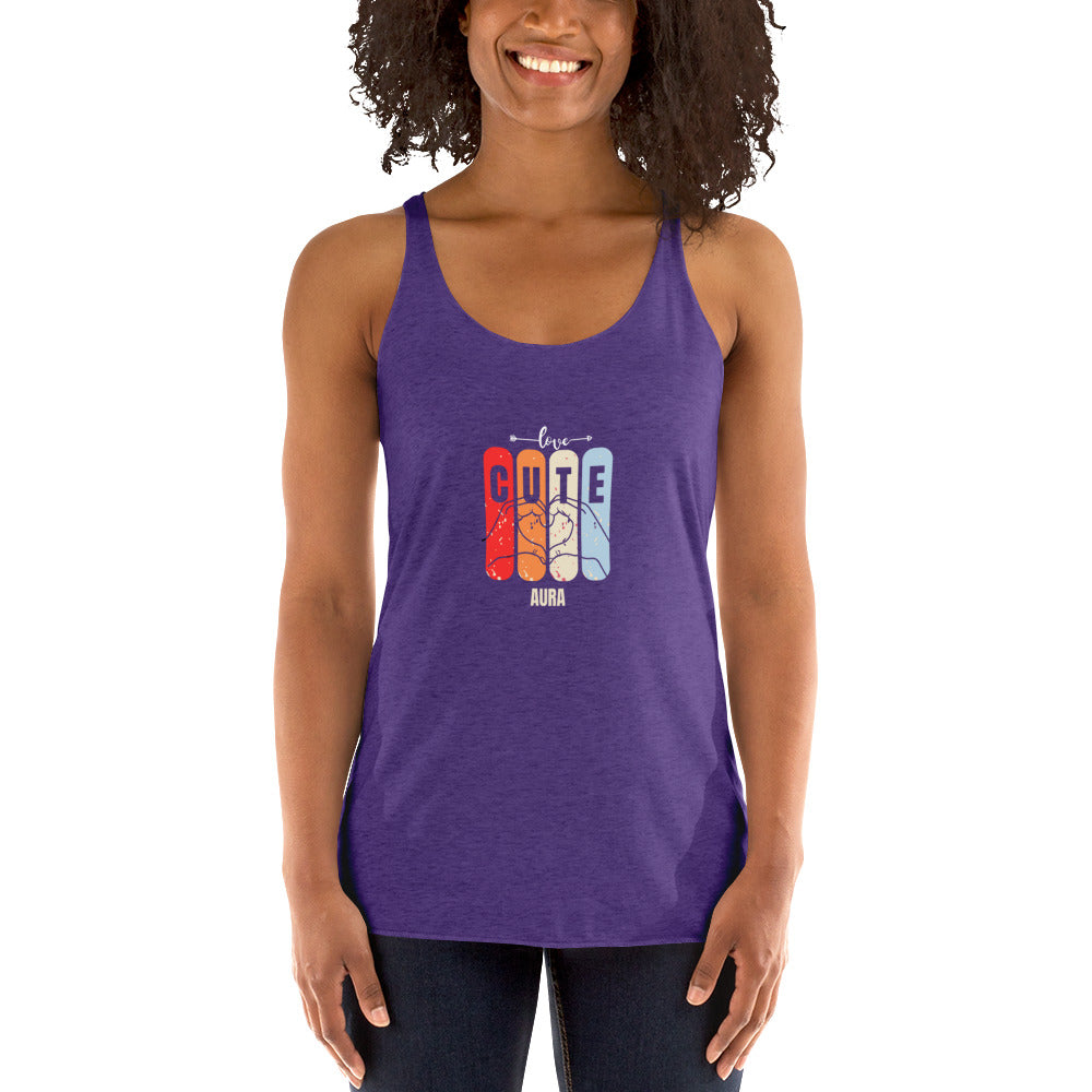 Cute Aura Women's Racerback Tank